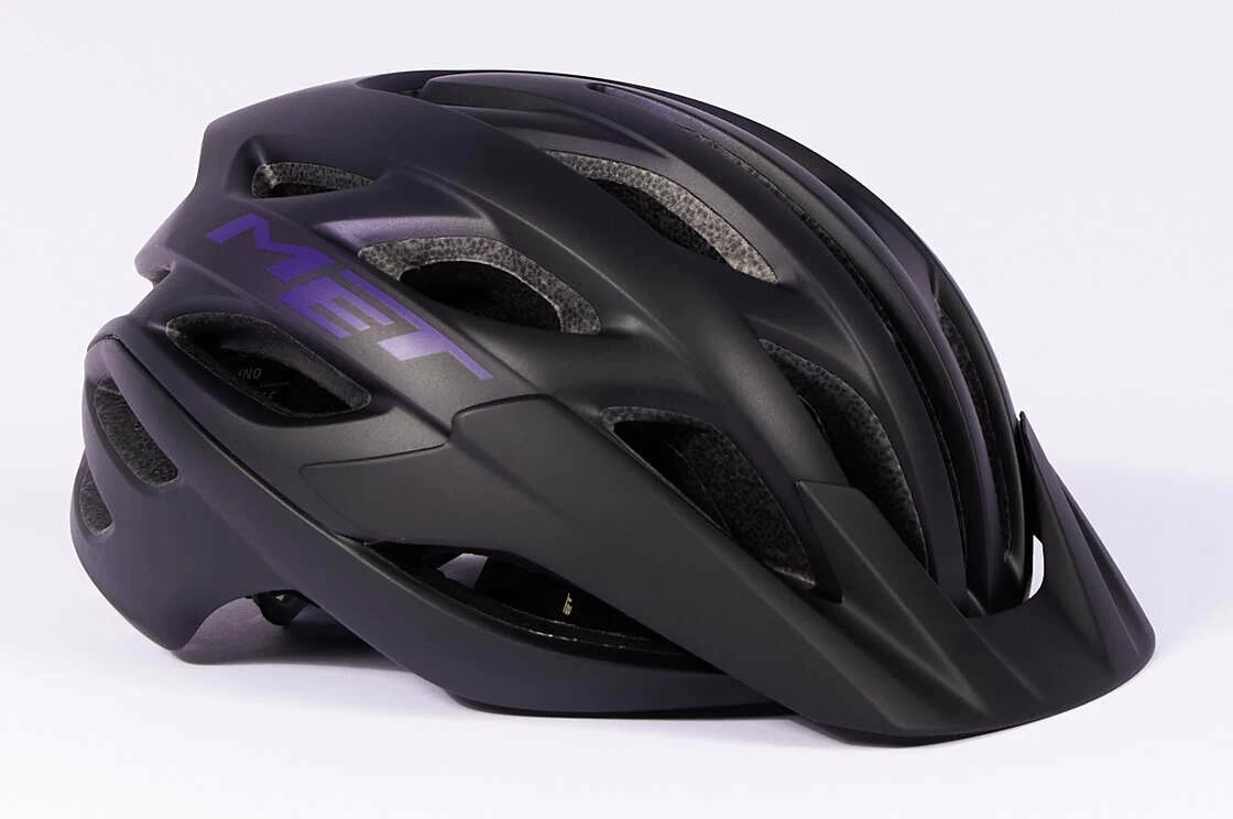 Kask rowerowy MET Veleno Purple Rozmiar M: 56-58 cm