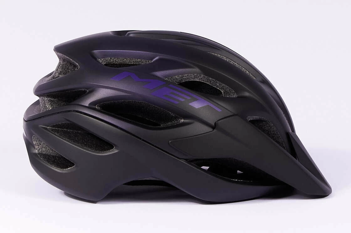 Kask rowerowy MET Veleno Purple Rozmiar M: 56-58 cm