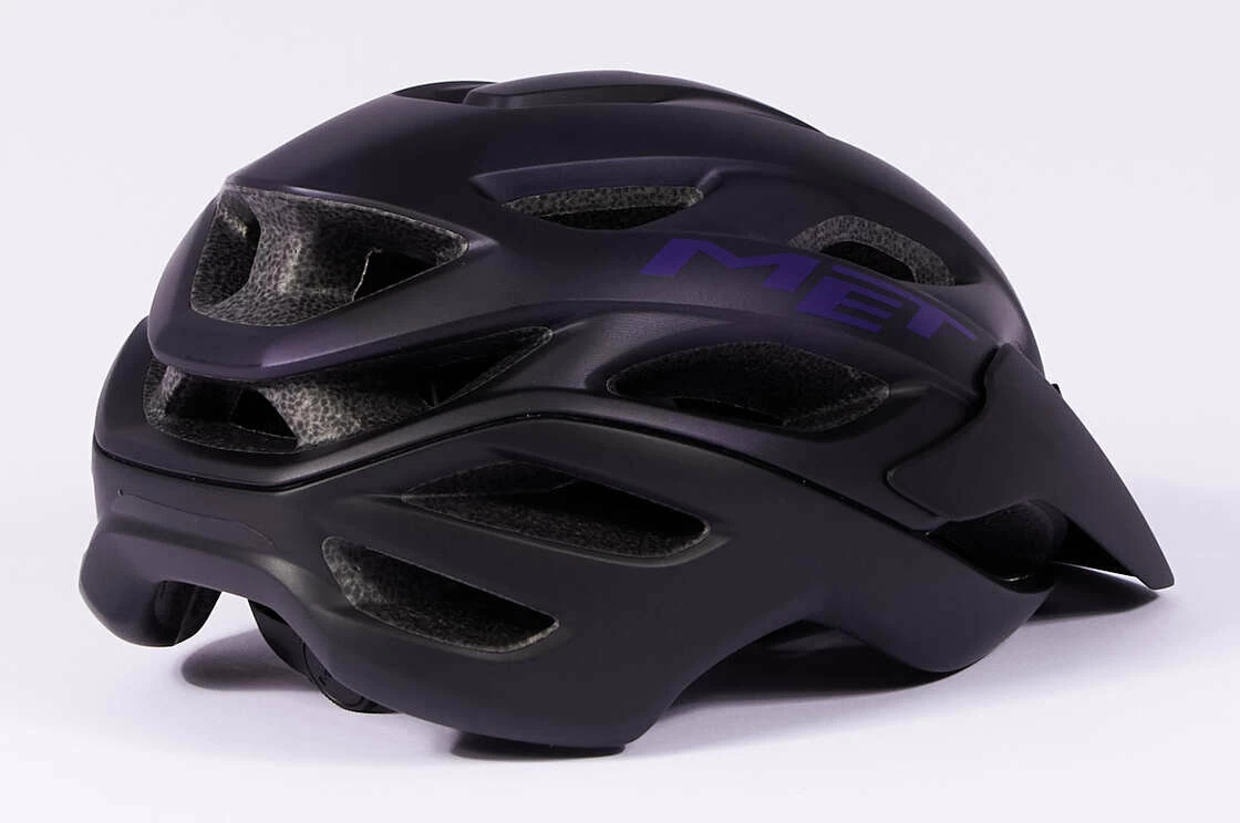 Kask rowerowy MET Veleno Purple Rozmiar M: 56-58 cm