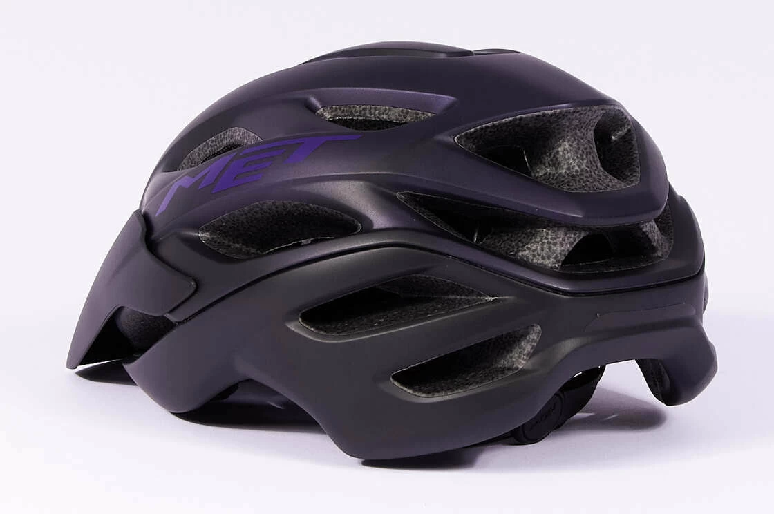 Kask rowerowy MET Veleno Purple Rozmiar M: 56-58 cm