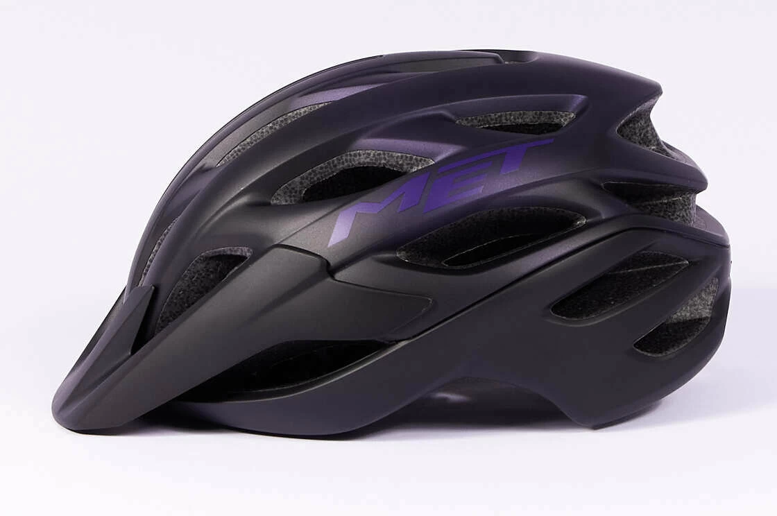 Kask rowerowy MET Veleno Purple Rozmiar M: 56-58 cm