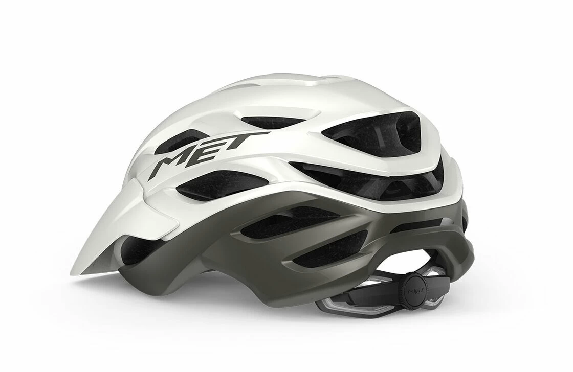 Kask rowerowy MET Veleno White Grey S