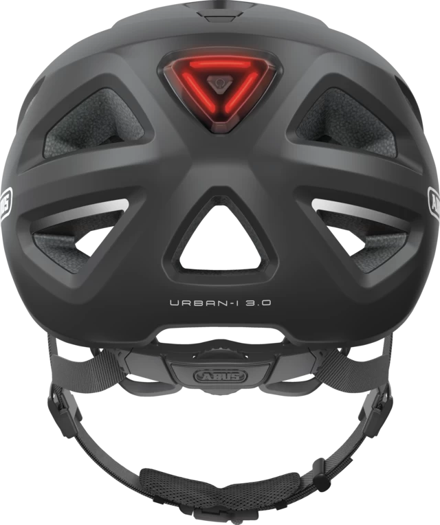 Kask rowerowy miejski Abus Urban-I 3.0 Velvet Black