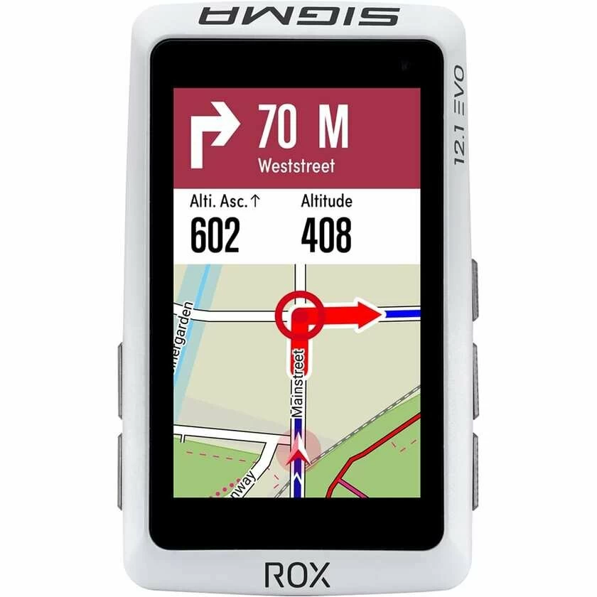 Komputer rowerowy z nawigacją GPS Sigma ROX 12.1 EVO GPS Biały