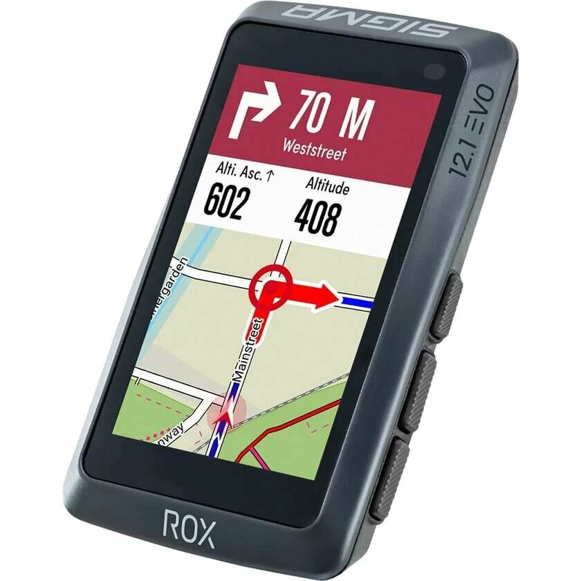 Komputer rowerowy z nawigacją GPS Sigma ROX 12.1 EVO GPS Czarny