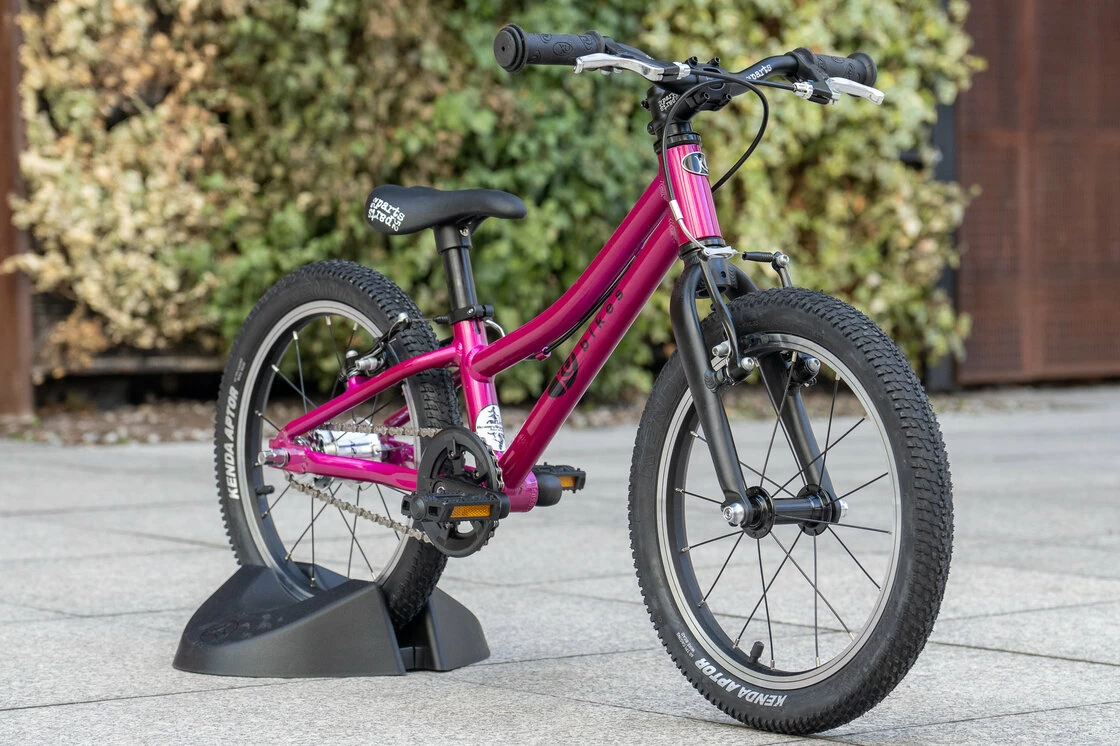 Lekki rower dla dziecka KUbikes 16 S AUTO 2 biegi Sturmey Archer Różowy