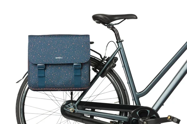 Podwójna sakwa rowerowa Basil Flair 35L Navy