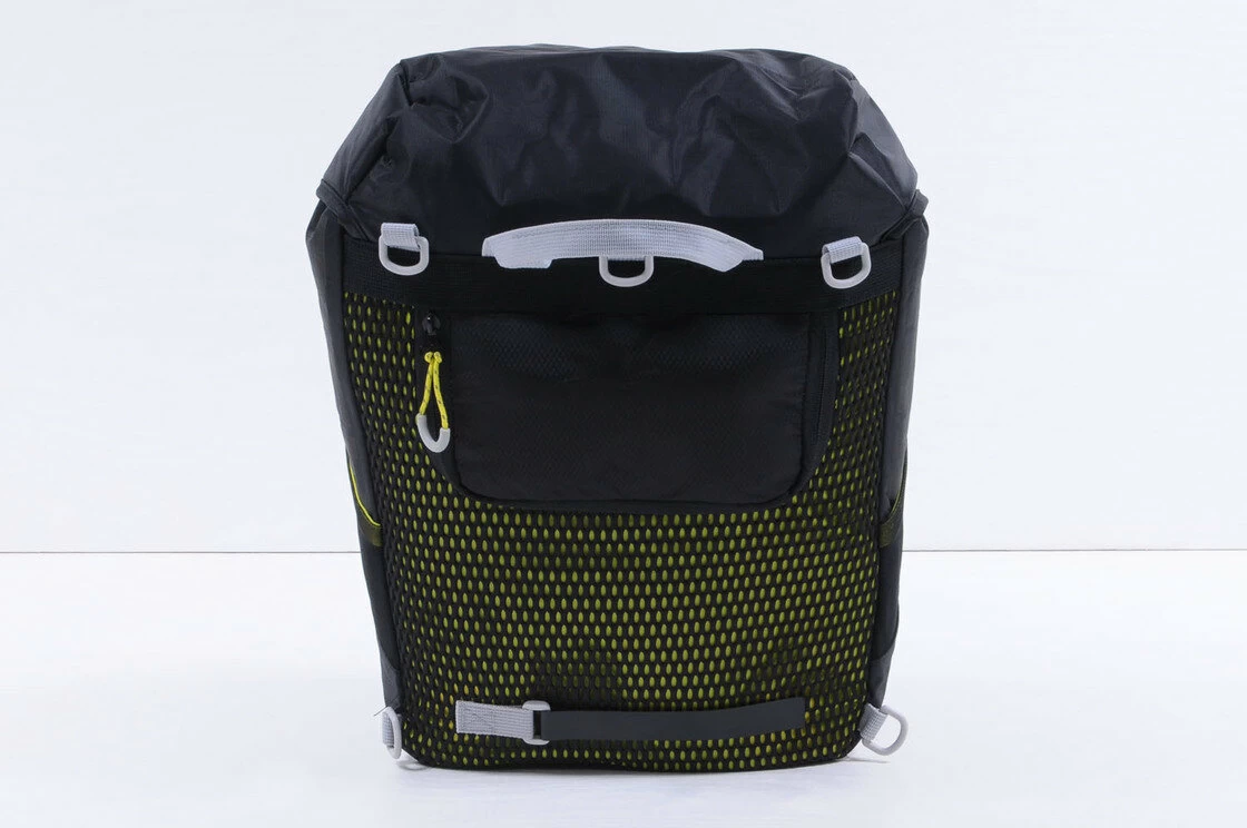 Pojedyncza sakwa rowerowa Basil Miles Daypack  Black / lime