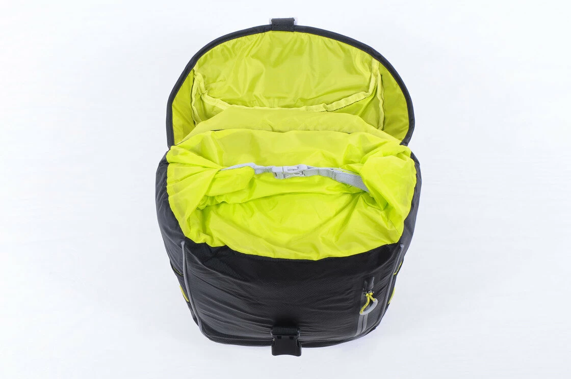 Pojedyncza sakwa rowerowa Basil Miles Daypack  Black / lime