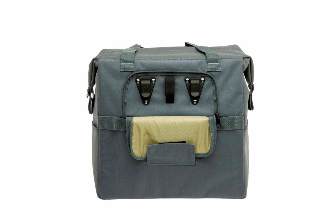 Pojedyncza sakwa rowerowa New Looxs Camella Tulum 26L Grey/Green