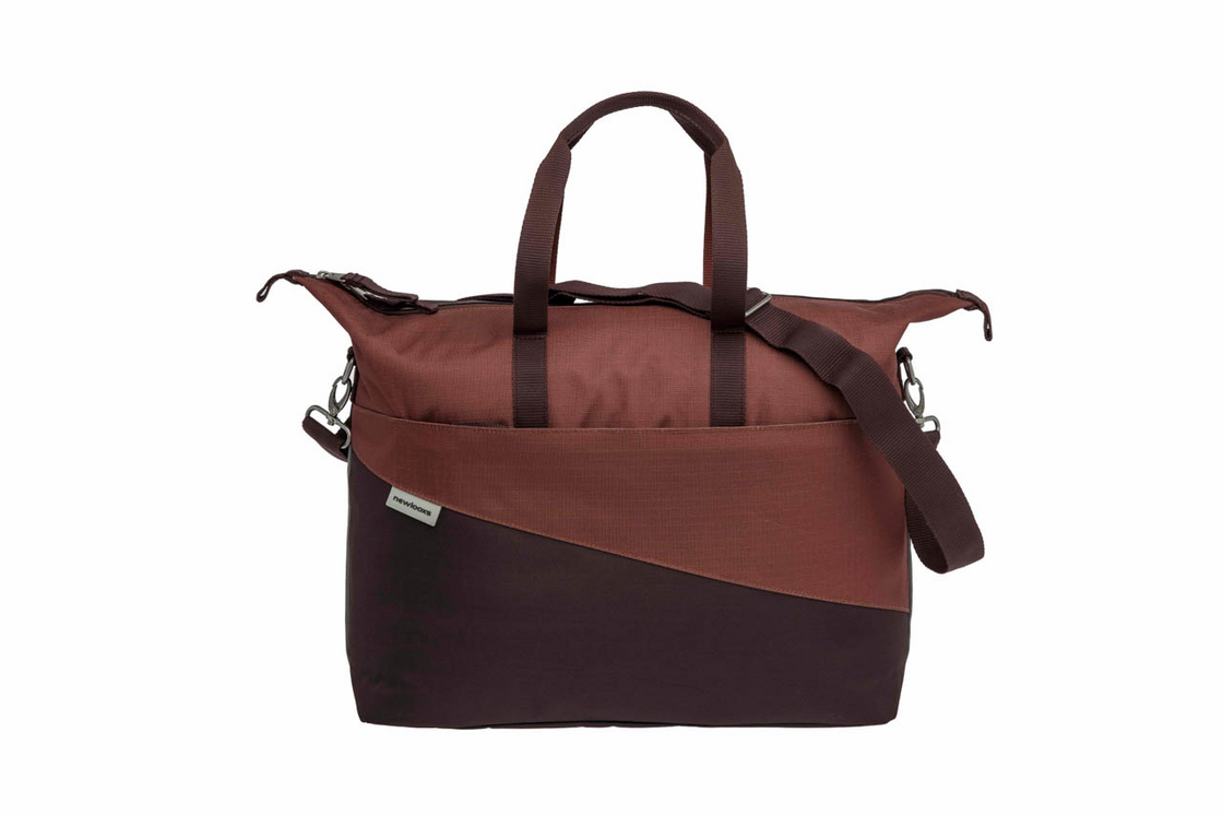 Pojedyncza sakwa rowerowa New Looxs Tendo Oslo 21L Burgundy/Rust