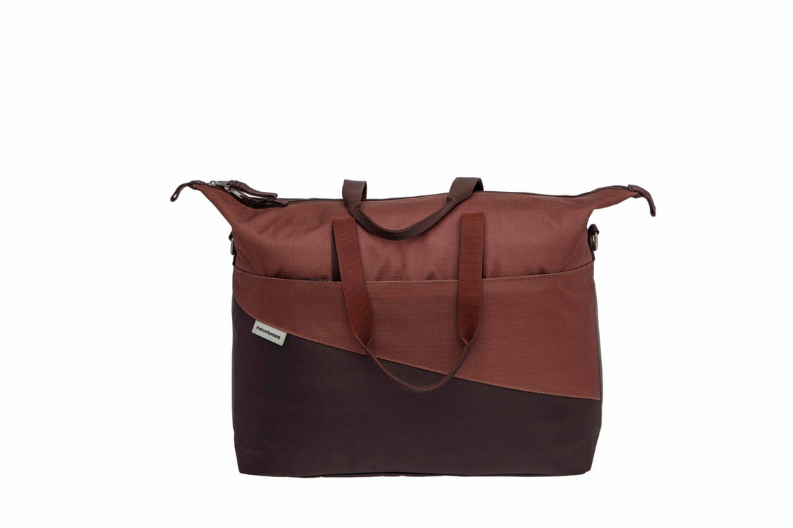 Pojedyncza sakwa rowerowa New Looxs Tendo Oslo 21L Burgundy/Rust