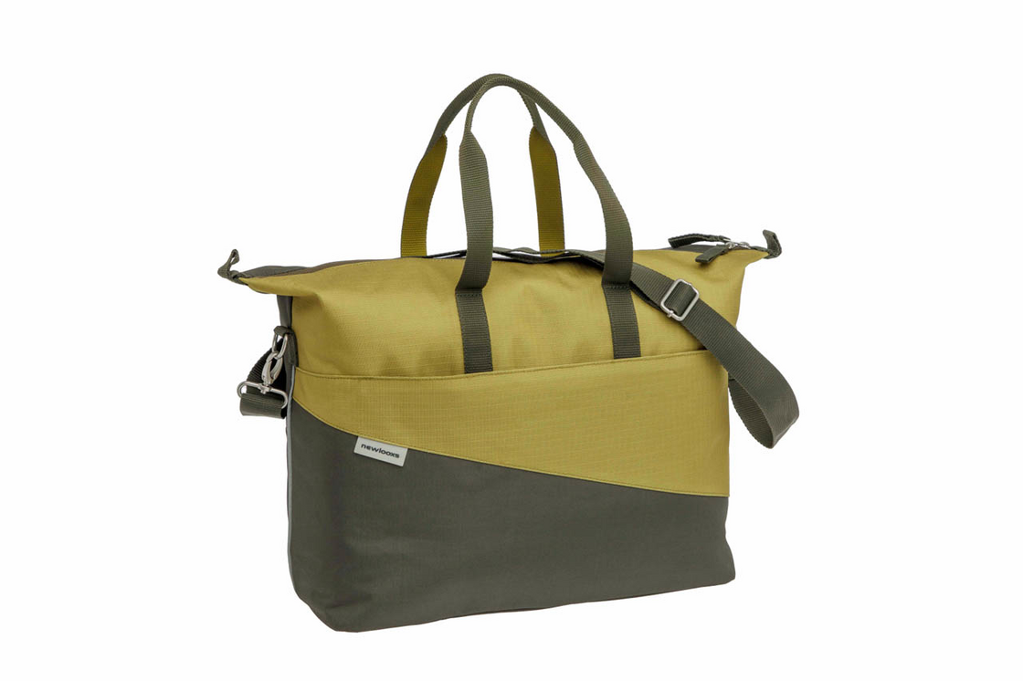 Pojedyncza sakwa rowerowa New Looxs Tendo Oslo 21L Olive/Yellow