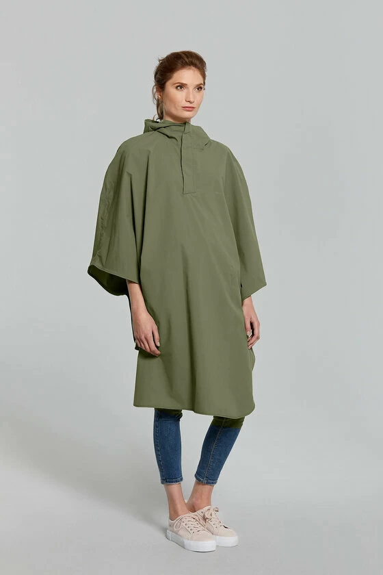 Ponczo rowerowe Basil Hoga Olive Green