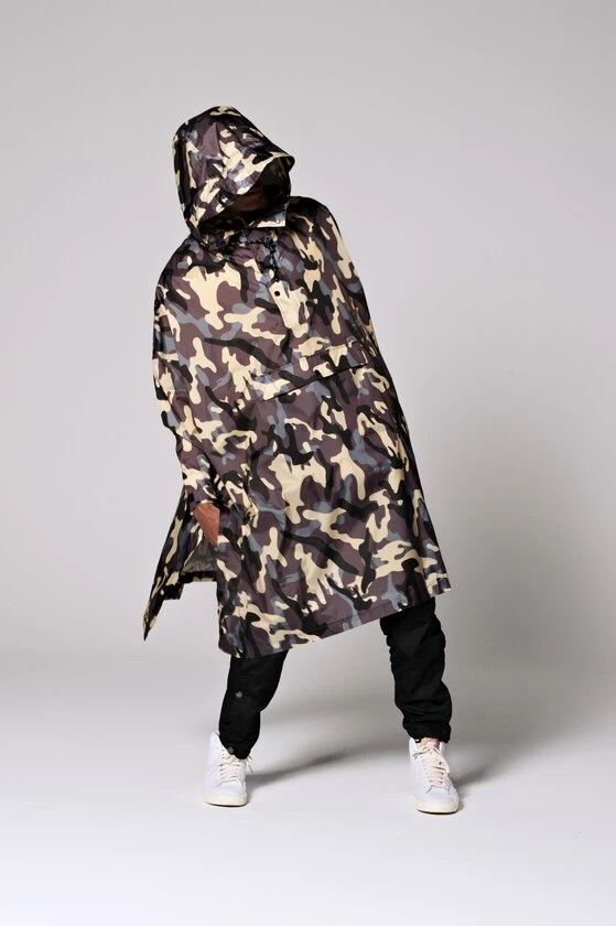 Ponczo rowerowe Rain Kiss Camo