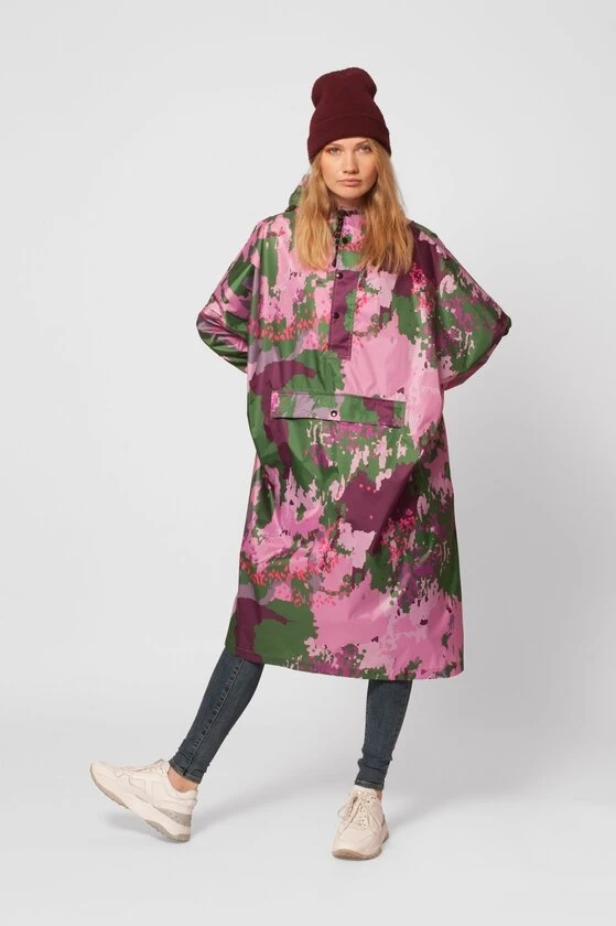 Ponczo rowerowe Rain Kiss Digi Spring Camo