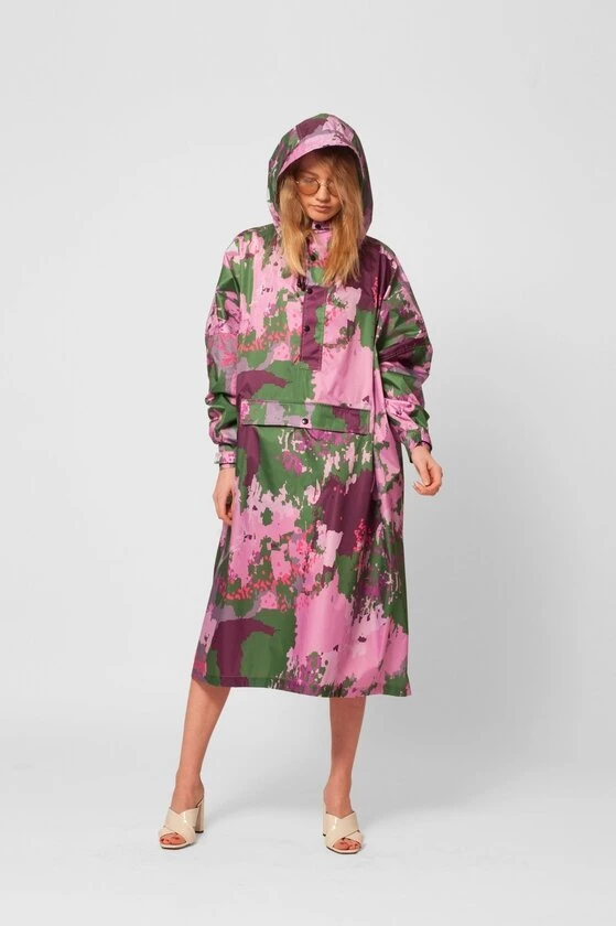 Ponczo rowerowe Rain Kiss Digi Spring Camo