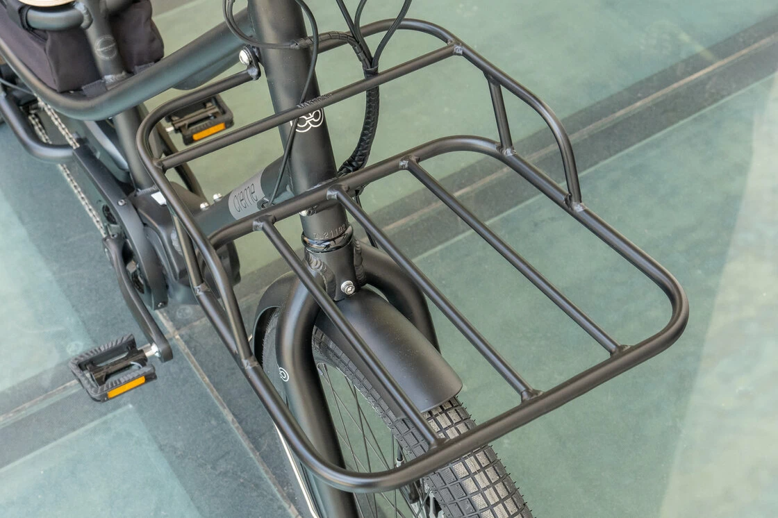 Rower longtail elektryczny Creme Happy Wagon Shimano Steps Czarny