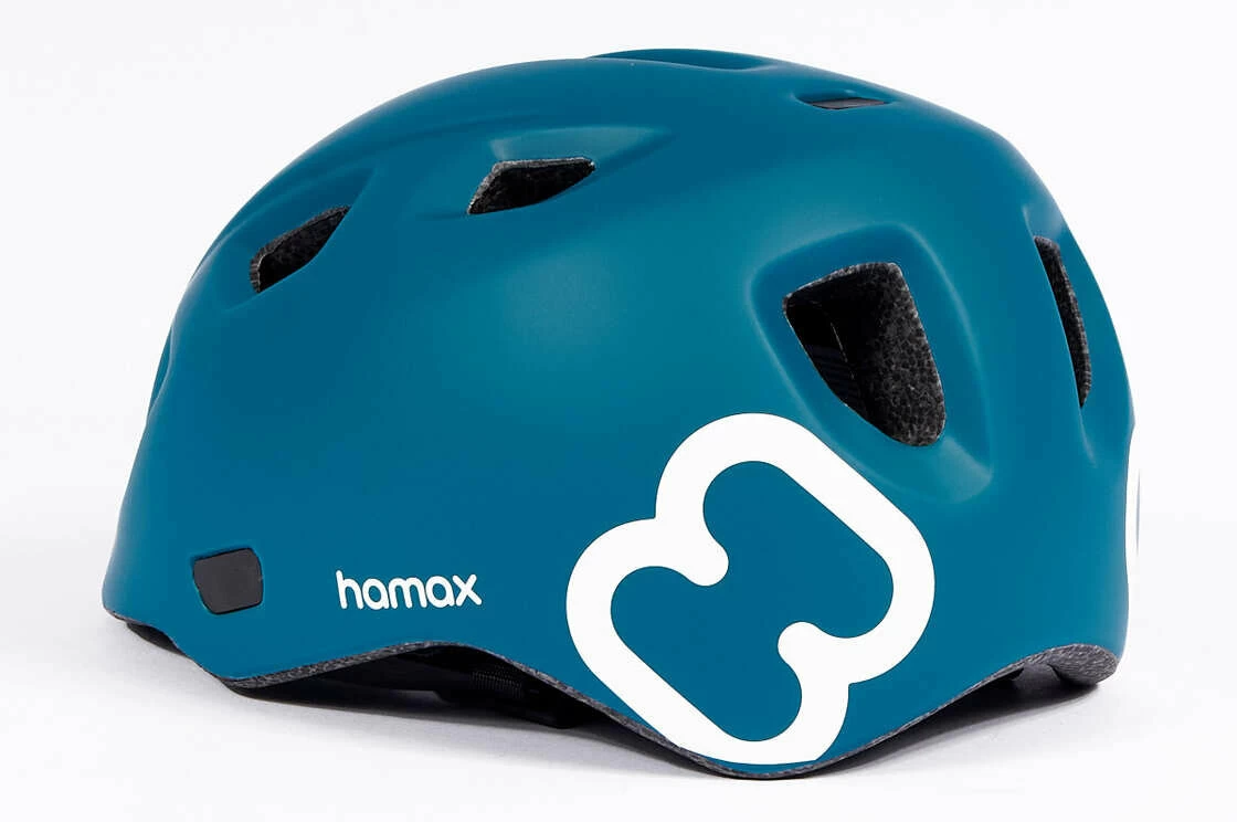 Rowerowy kask dziecięcy Hamax Thundercap Junior - niebieski Rozmiar M