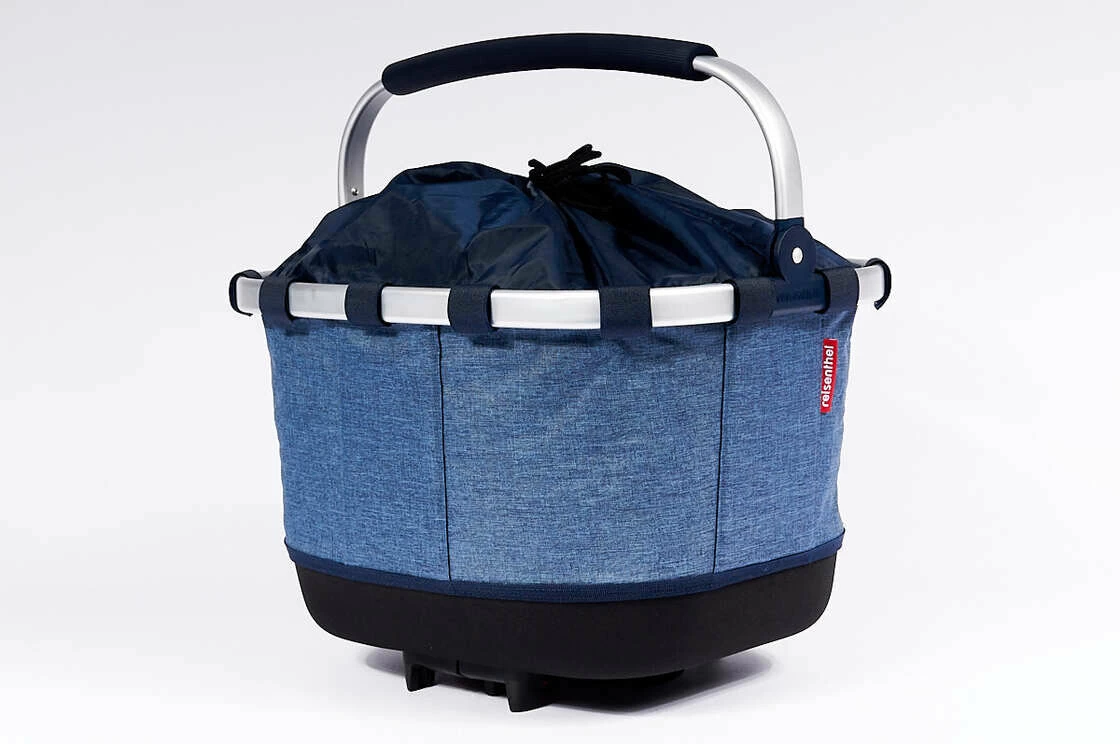 Składany kosz rowerowy KLICKfix Carrybag GT Twist Blue - Racktime