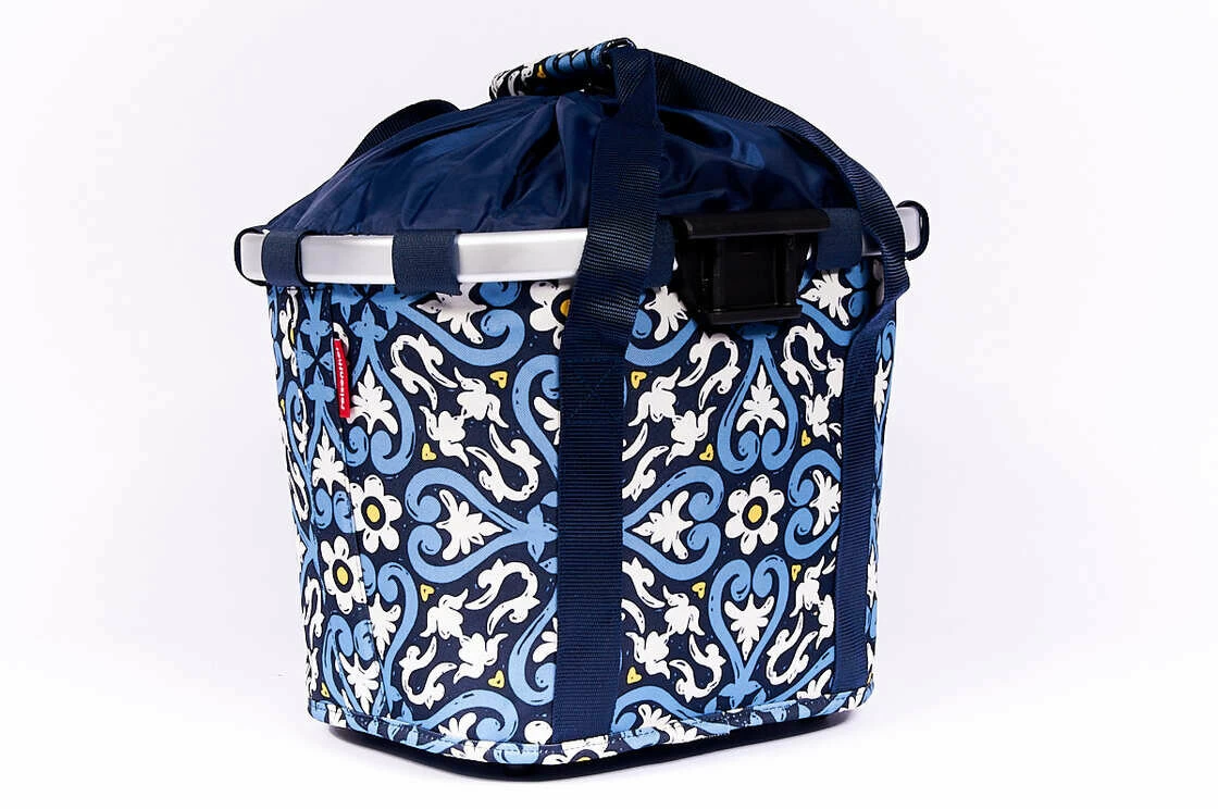 Składany koszyk rowerowy KlickFix Bike Basket Floral 