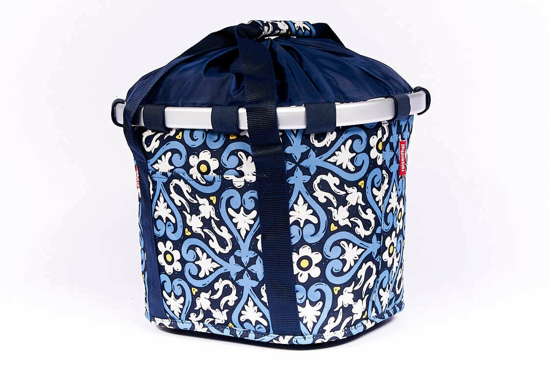 Składany koszyk rowerowy KlickFix Bike Basket Floral 