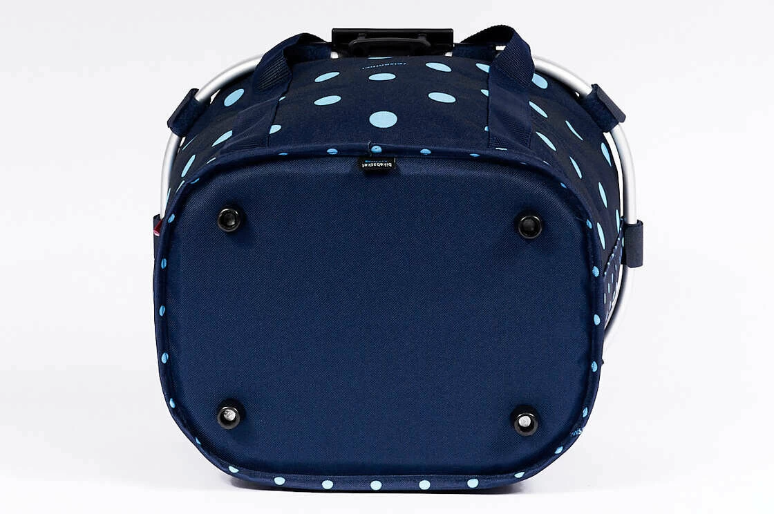 Składany koszyk rowerowy KlickFix Bike Basket Mixed Dots Blue