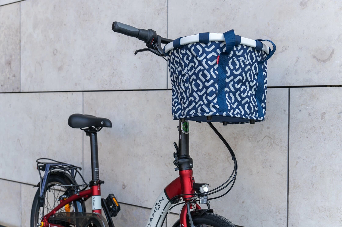 Składany koszyk rowerowy KlickFix Bike Basket Signature Blue