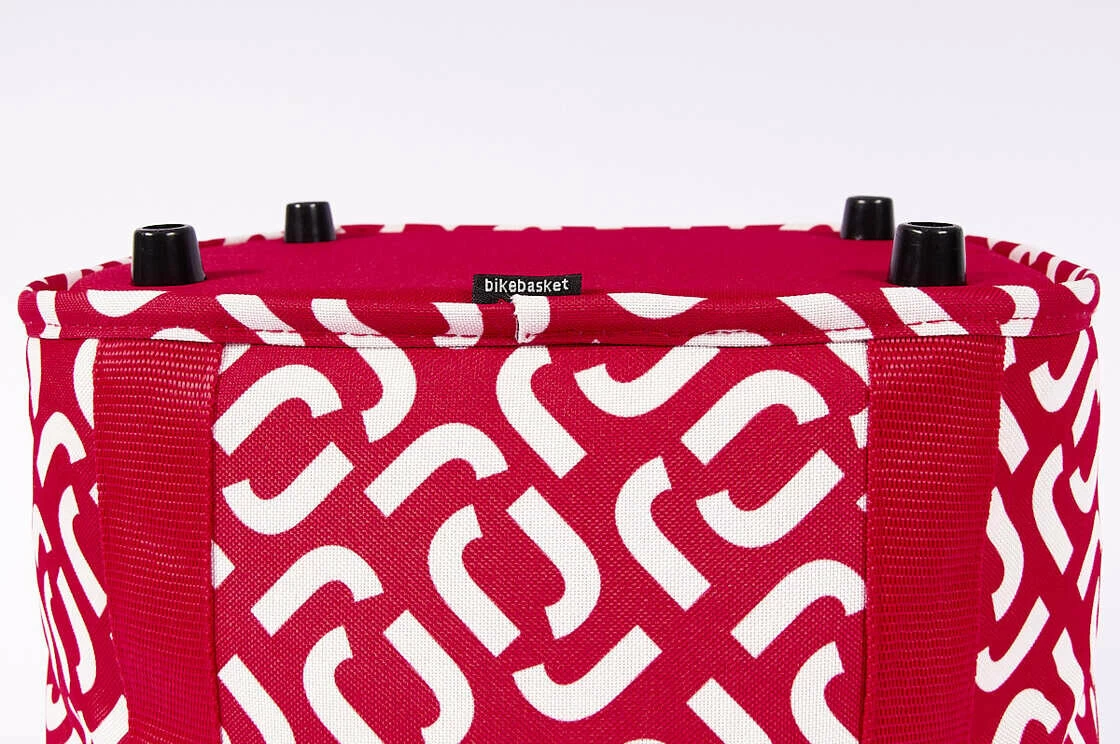 Składany koszyk rowerowy KlickFix Bike Basket Signature Red