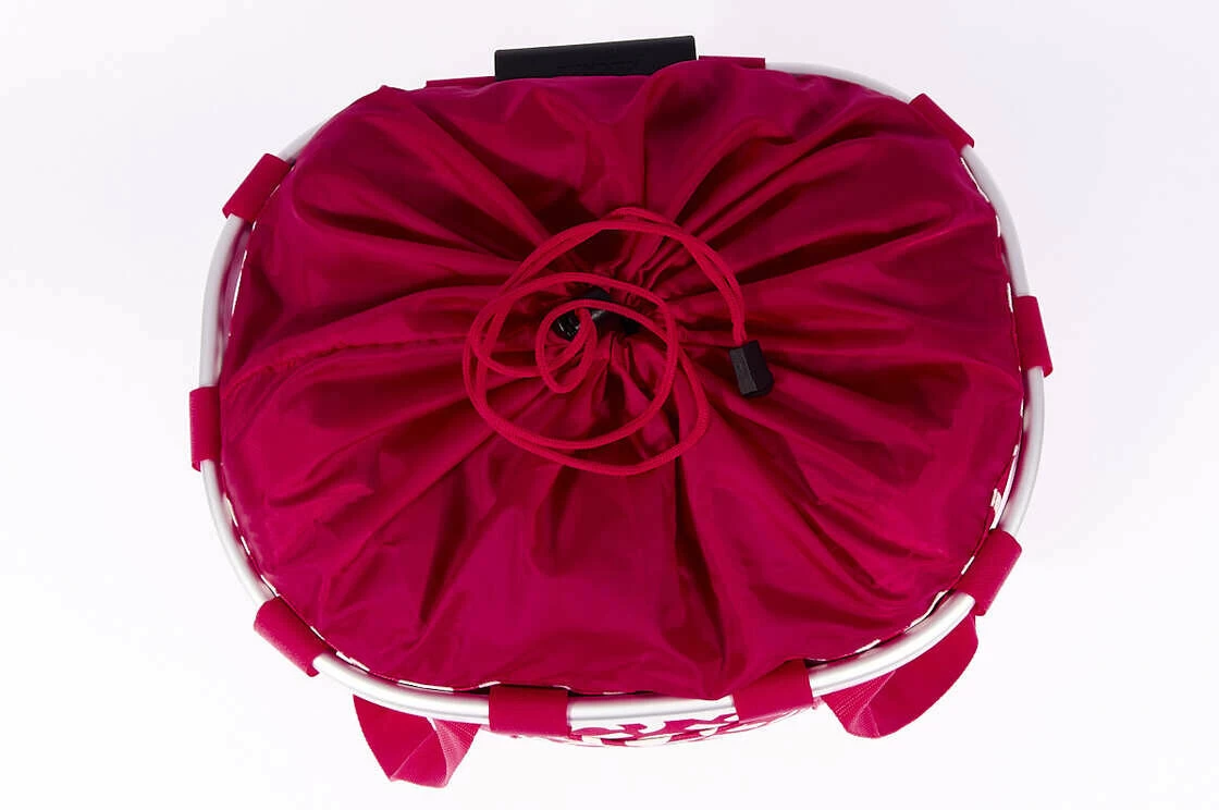 Składany koszyk rowerowy KlickFix Bike Basket Signature Red