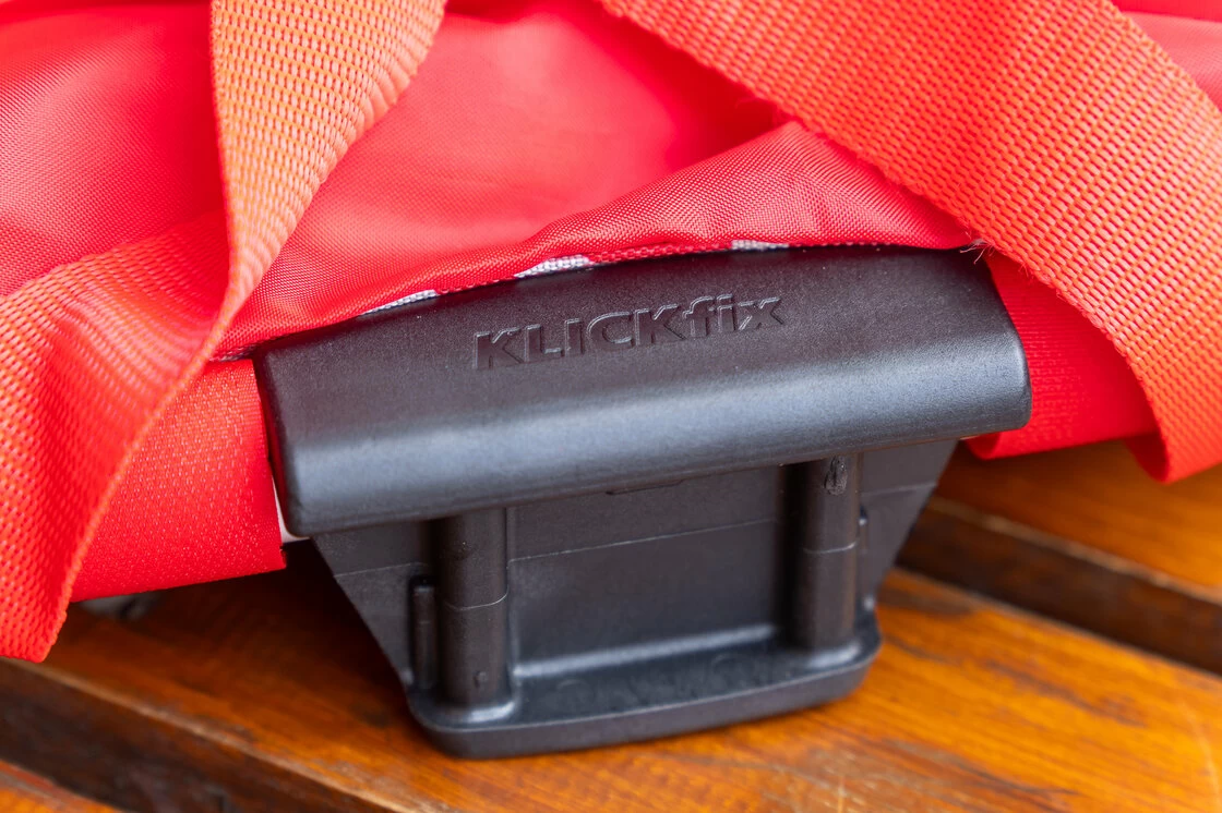 Składany koszyk rowerowy KlickFix Bike Basket Signature Red