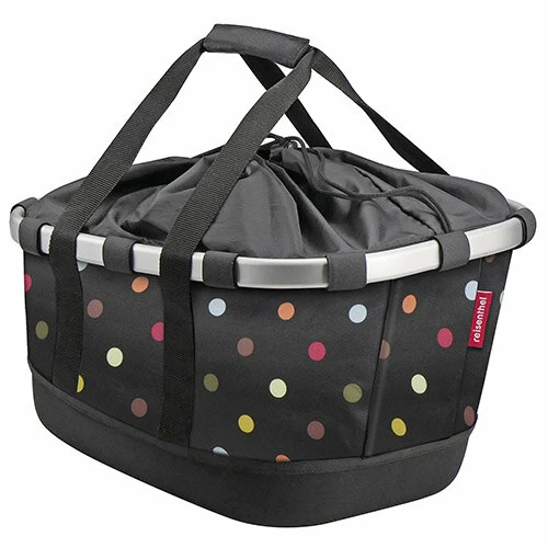 Tylny koszyk rowerowy KlickFix Bikebasket GT Dots Uniklip